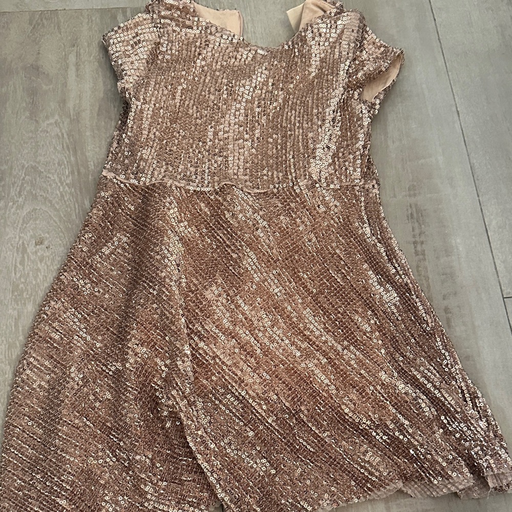 Zara Kids Formal Dress in Shimmering Gold